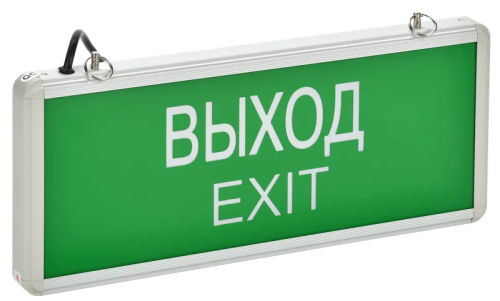 Светильник светодиодный IEK ССА 1001 "ВЫХОД-EXIT" односторонний  3Вт фото Светильник светодиодный IEK ССА 1001 "ВЫХОД-EXIT" односторонний  3Вт картинка